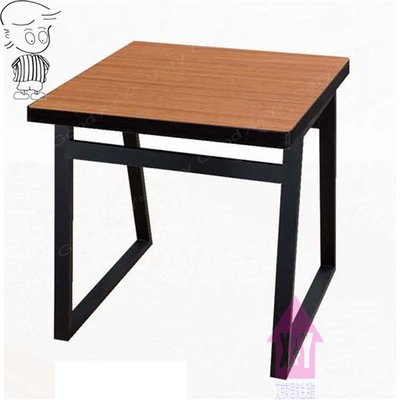 【X+Y時尚精品傢俱】現代餐桌椅系列-雅莎 2.5*2.5尺餐桌(黑砂腳/木心板).適合居家或營業用.摩登家具