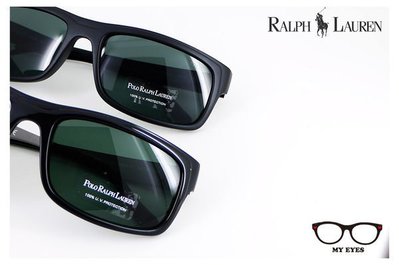 【My Eyes 瞳言瞳語】Polo Ralph Lauren帥勁太陽眼鏡 方框複合式材質