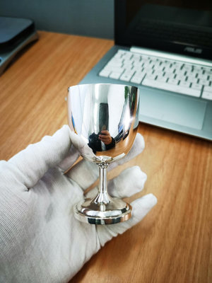 純銀清末民國古董銀器小酒杯簡潔美觀實用！