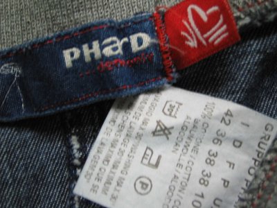 MADE IN ITALY義大利品牌PHARD牛仔裙(ZARA H&M 韓KOREA A&F NB FILA)