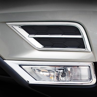 [酷奔車品]福斯 VW 17-18年 TIGUAN  專用 鍍鉻 前霧燈框 前霧燈飾條 前霧燈裝飾框  霧燈 改裝