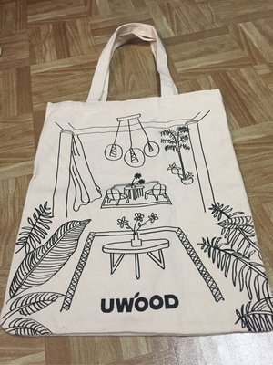 UWOOD 優渥實木 經典風格帆布拖特包 環保包 手提包