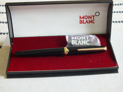 墨水世家~~Montblanc 萬寶龍西德時期舊款18K黑色鋼筆(二手挖寶區)