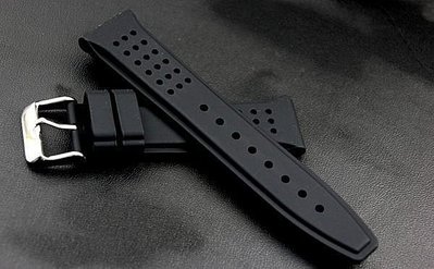 艾曼達精品~22mm silicone矽膠錶帶,絕佳手感歐洲新款高質感,不鏽鋼扣 tissot iwc seiko CK