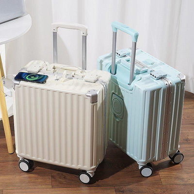 熱銷 RIMOWA/德國日默瓦行李箱女18寸小型拉桿登機箱鋁框新款旅游箱 可開發票