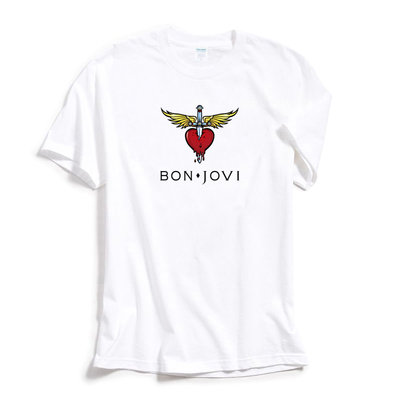 BON JOVI Tattoo 邦橋飛 短袖T恤 2色 搖滾樂團 Rock