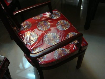 ~ 織 室 家 坐墊專家~ 35年專業直營 訂做絲綢紅木餐椅墊