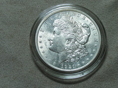 美國 一圓 1元 銀幣 1921年 摩根 1922年 和平鴿 共2枚