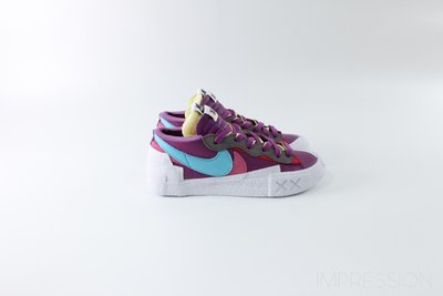 【IMPRESSION】Nike Blazer Low sacai KAWS 低筒鞋 Purple Dusk 現貨