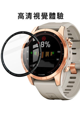 透明黑邊 手錶保護貼 保護貼 自動貼合屏幕 靈敏觸控 手感滑順 Imak GARMIN fenix 7S 手錶保護膜