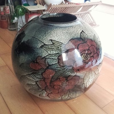 【MarsC】日本名家手工陶瓷大花瓶
