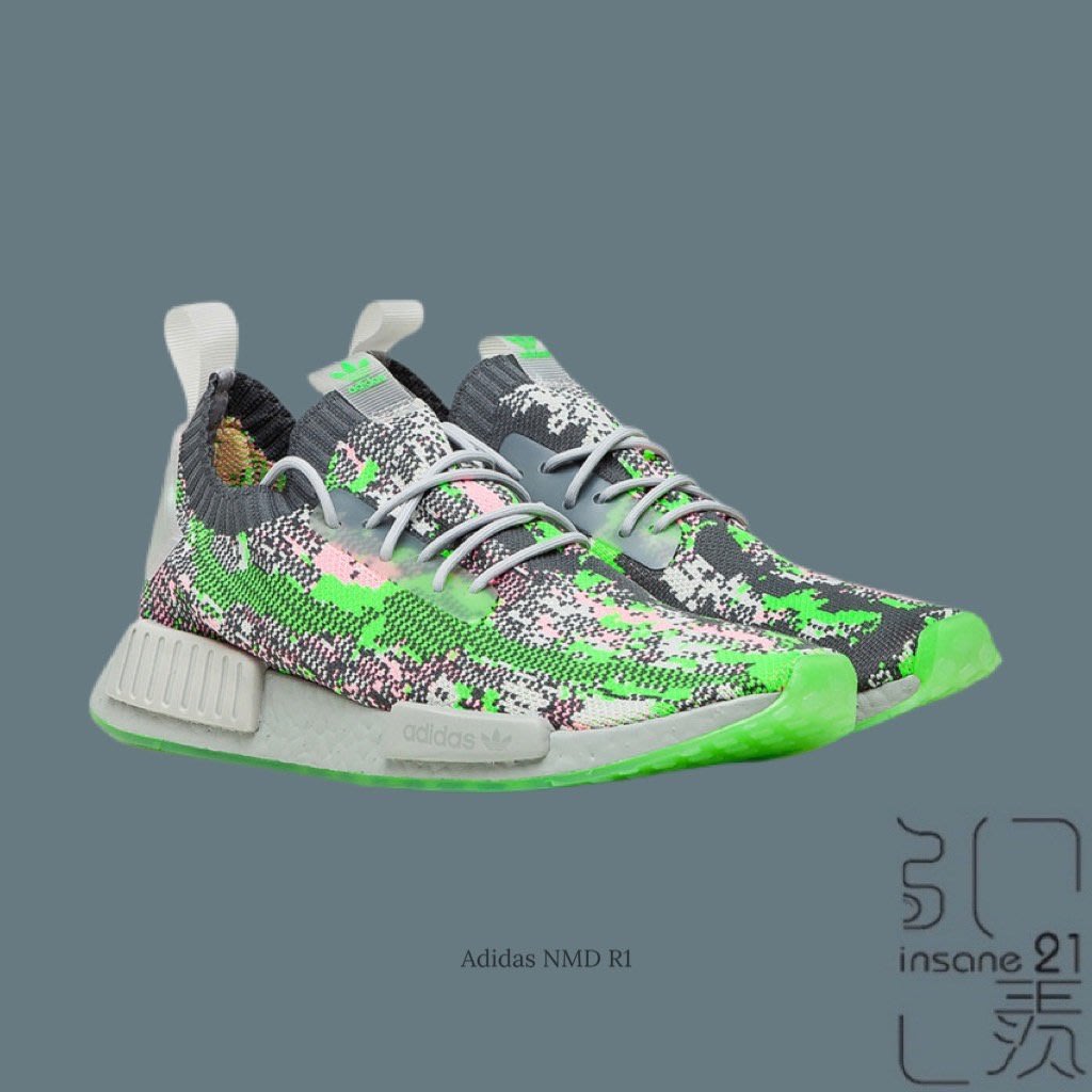 ADIDAS ORIGINALS NMD R1 PK 綠迷彩數位迷彩男款G57939 | Yahoo奇摩拍賣