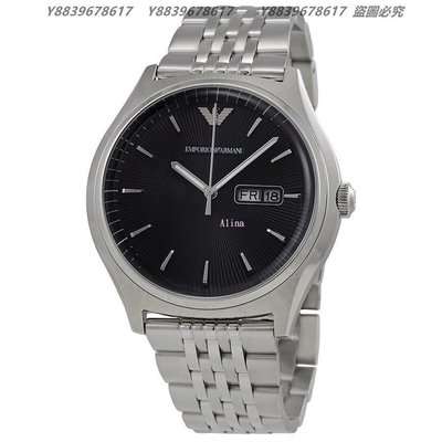 美國代購EMPORIO ARMANI 亞曼尼手錶 AR1977 周曆日曆腕錶 手錶 歐美代購
