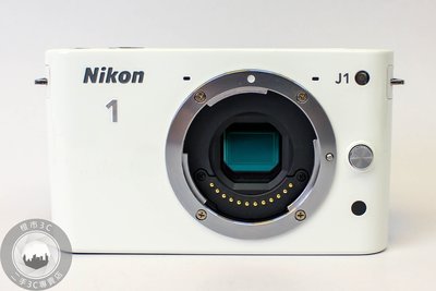 【台南橙市競標】Nikon 1 J1 單機身 白＋10-30MM 單鏡組 二手相機 鏡頭故障 #78123