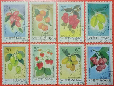 越南郵票舊票套票 1981 Fruits