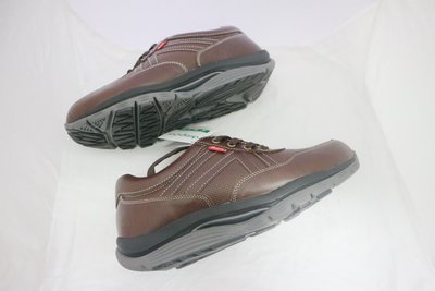☆地之柏- R416台灣製造  真皮氣墊 美姿健走鞋 機能健美休閒運動鞋 (另有黑)  咖 男款 39~44號