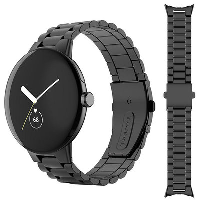 天極TJ百貨用於 Google Pixel Watch 2 不銹鋼錶帶, 谷歌 Pixel  Watch 三株錶帶 耐用 金屬錶帶
