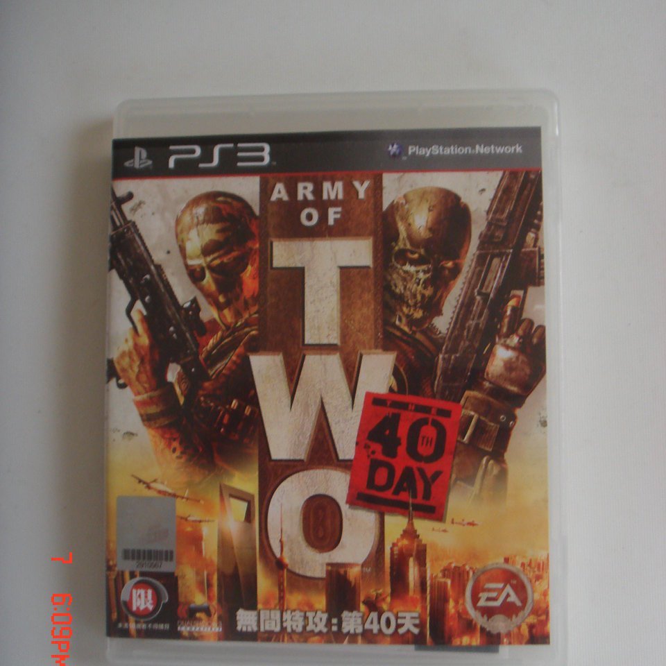 Ps3 無間特攻第40 天英文版army Of Two The 40th Day Yahoo奇摩拍賣