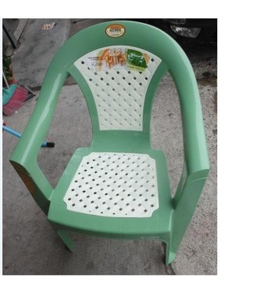 RC666大長春藤椅 塑膠椅 點心椅 休閒椅 咖啡椅 餐椅 綠色~ecgo五金百貨