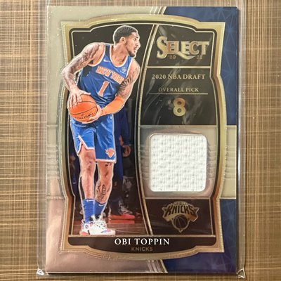 2020-21 Panini Select Obi Toppin Draft Patch Rookie RC #DS-OBI