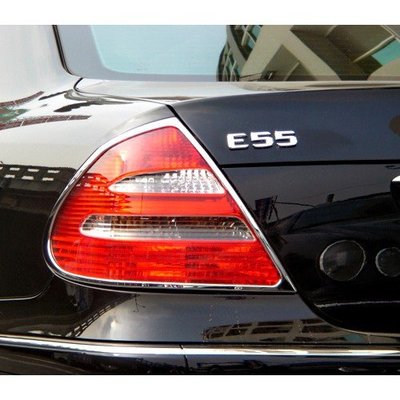 【JR佳睿精品】Benz E W211 E55 E200 E280 02-05 鍍鉻 後燈框 尾燈框 改裝 飾條 配件