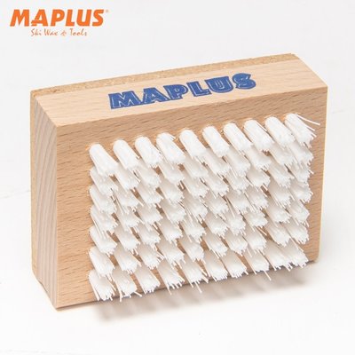 Maplus 單板雙板滑雪板打蠟兩用工具軟木塊尼龍刷二合一 歐洲櫸木-主推款