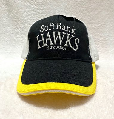 棒球帽 日本職棒 軟體銀行鷹隊 全新品 進口棒球帽 頭圍可調整式 現貨