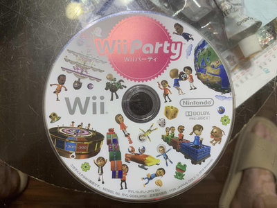 土城可面交超便宜Wii遊戲Wii派對 Wii Party支援台灣機 日本機 (日版)必備WII U主機適用 二手光碟