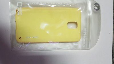 賣二手 Samsung Note 3 N7200 N9000 黃色 MEGA KING 保護套 (軟殼)保護殼 保護套