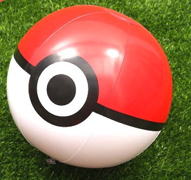 Pokemon 寶可夢 神奇寶貝 充氣球 水球 海灘球 30cm ~ 萬能百貨