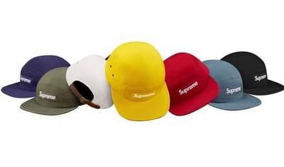 【HOMIEZ】2016 SUPREME WASHED CHINO TWILL CAMP CAP 五分割 老帽 4色