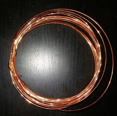 (現貨)【手工藝】金屬編織 串珠 科學實驗  超細 紅銅線 裸銅線   圓線 0.8mm 3M