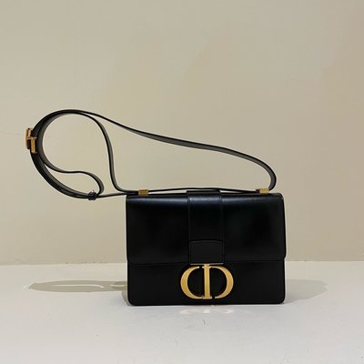 Christian Dior 30 Montaigne 蒙田包  黑色《精品女王全新&amp;二手》
