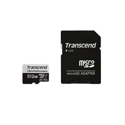 新風尚潮流 【TS512GUSD340S】 創見 512GB 340S Micro-SD 記憶卡 支援 A2 APP加速