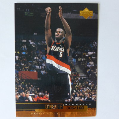 ~ Jermaine O'Neal ~2000年UD NBA球星/小歐尼爾 限量100張 早期平行特殊卡