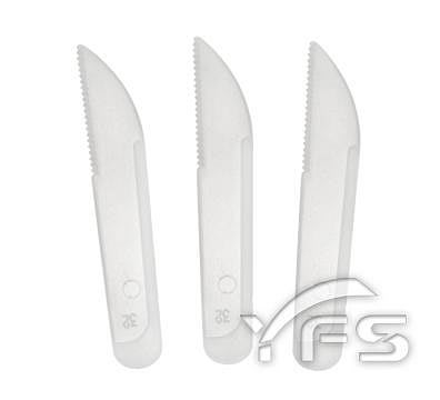 小切刀(白)-長60mm (蛋糕刀/小刀/迷你刀/塑膠刀)