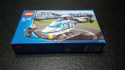 [二手]樂高, Lego 7741 警察 直升機 飛機