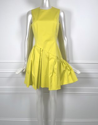 [我是寶琪] Christian Dior 黃色不規則洋裝