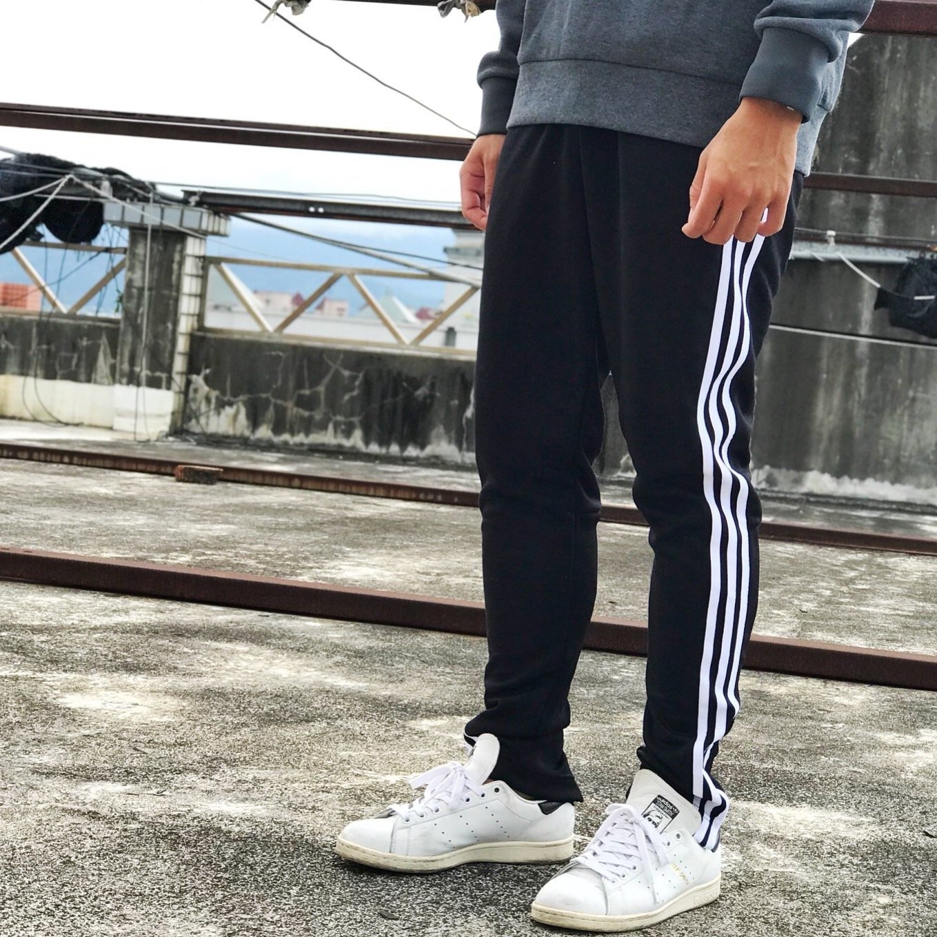 (D.S) adidas ID Tiro Pants 男款 黑色 三線褲 長褲 運動褲 修身 拉鍊 