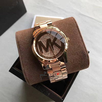 歐美代購Michael Kors MK手錶 密鑲晶鑽 MK銀色腕錶 不銹鋼錶帶大錶面手錶 MK5544 MK5706