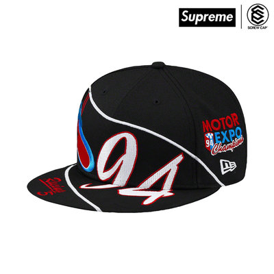 SUPREME X NEW ERA 59FIFTY 5950 RACING 黑 棒球帽⫷ScrewCap⫸