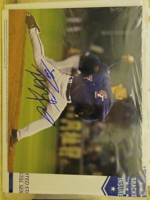 (記得小舖)MLB 芝加哥小熊 曾仁和 親筆簽名照片3 含認證 值得收藏 台灣現貨