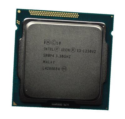 Intel Xeon E3 1230 V2 3.3G 8M 4C8T 1155 正式版 CPU 效能近i7-3770
