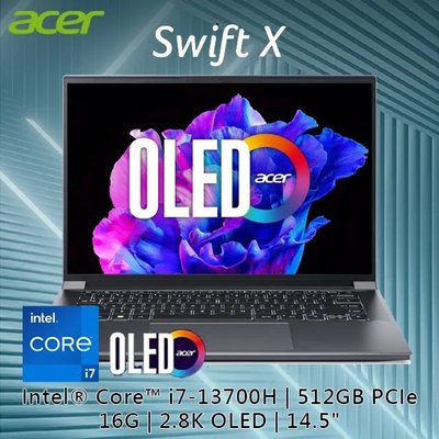 筆電專賣全省~ACER Swift X SFX14-71G-74EQ 灰 私密問底價