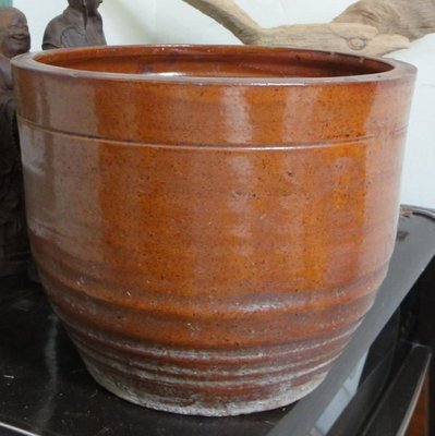 【黑狗兄】早期紅磚胎陶缸--陶罐--陶瓶，陶盆