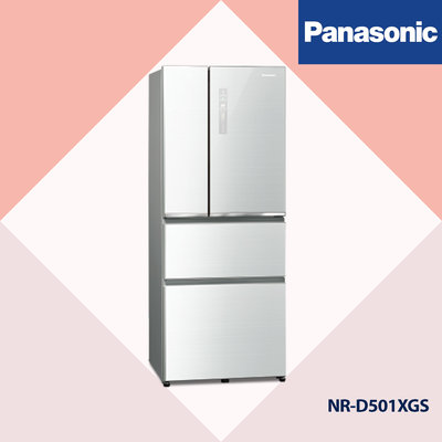 〝Panasonic 國際牌〞玻璃系列 四門變頻冰箱500L 翡翠白(NR-D501XGS) 歡迎聊聊詢價更優惠😊