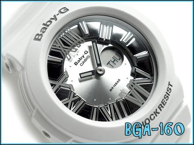 CASIO 手錶 BABY-G 少女時代代言個性錶BGA-160-7B1 CASIO公司貨附發票