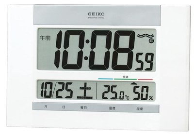 16821c 日本進口 限量品 真品 SEIKO 精工品牌 白色 桌上床頭櫃溫度計功能LED畫面電波時鐘送禮禮品