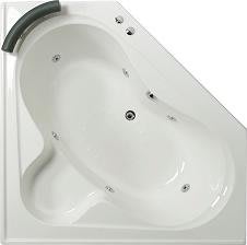御舍精品衛浴 BATHTUB WORLD 五角形 崁入式 浴缸 按摩缸131/151公分 W-CH-5153