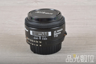 【台中品光數位】Nikon AF 50mm F1.8 大光圈 人像 定焦 #125050